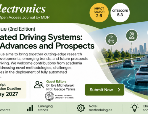 Electronics: Special Issue on “Automated Driving Systems: Latest Advances and Prospects” 2nd Edition, October 2026